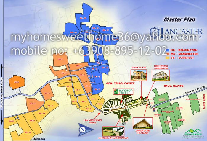 HOUSE FOR SALE Cavite Rent To Own Diana Lancaster estates 3BR 2TB Master map Lancaster Estates Gen Trias cavite
