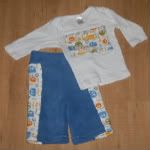 Blue Ooga Booga Outfit - Old Navy Shirt - Custom