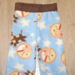 Fleece Longies great for Cloth Diaper Cover - Cow Jumped Over the Moon