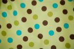 Green or Pink Polka Dots - Wet Bag - Custom - Dry/Wet Double Pocket
