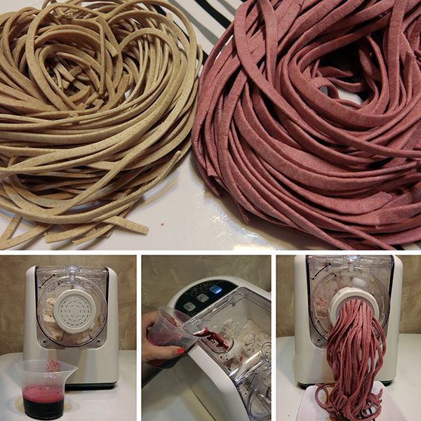 Joyoung Noodle Maker photo beetroot fettuccine_zpsearazlb9.jpg