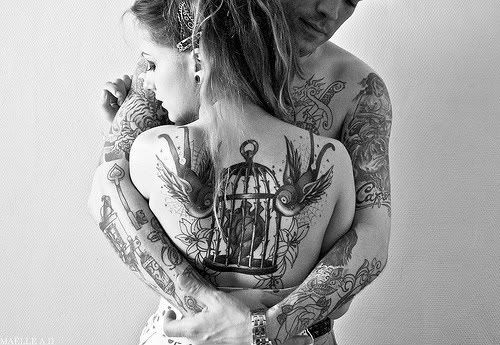 tattooed lovers Pictures, Images and Photos