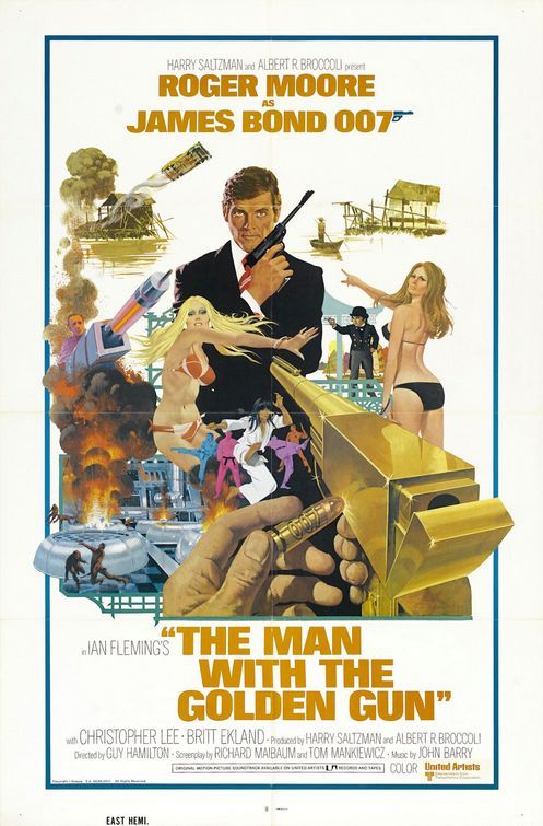 The Man with the Golden Gun Poster